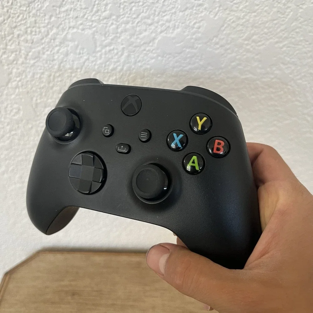 Microsoft Xbox Wireless Controller Black Tested Works Great OEM Genuine Pad